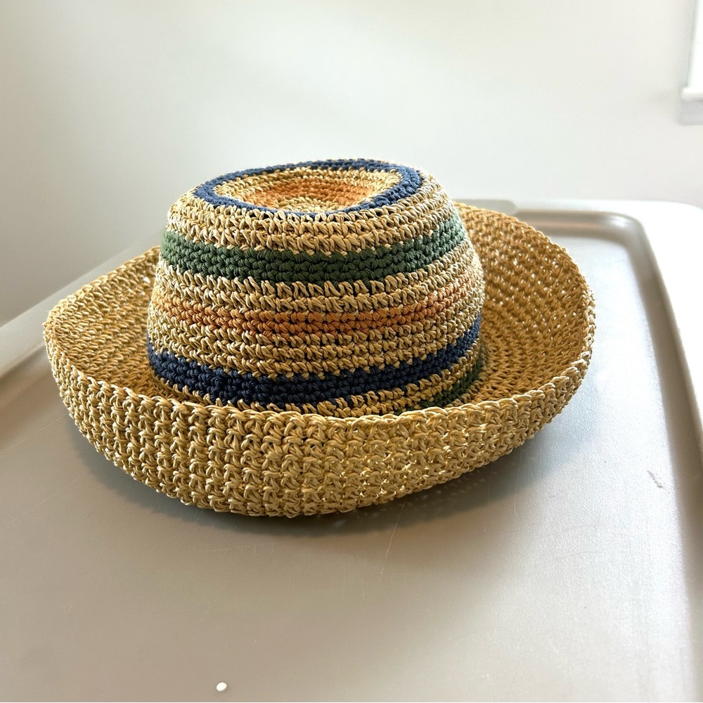 Daniele Meucci Italian Made Straw Hat. OS. - Picture 3 of 8